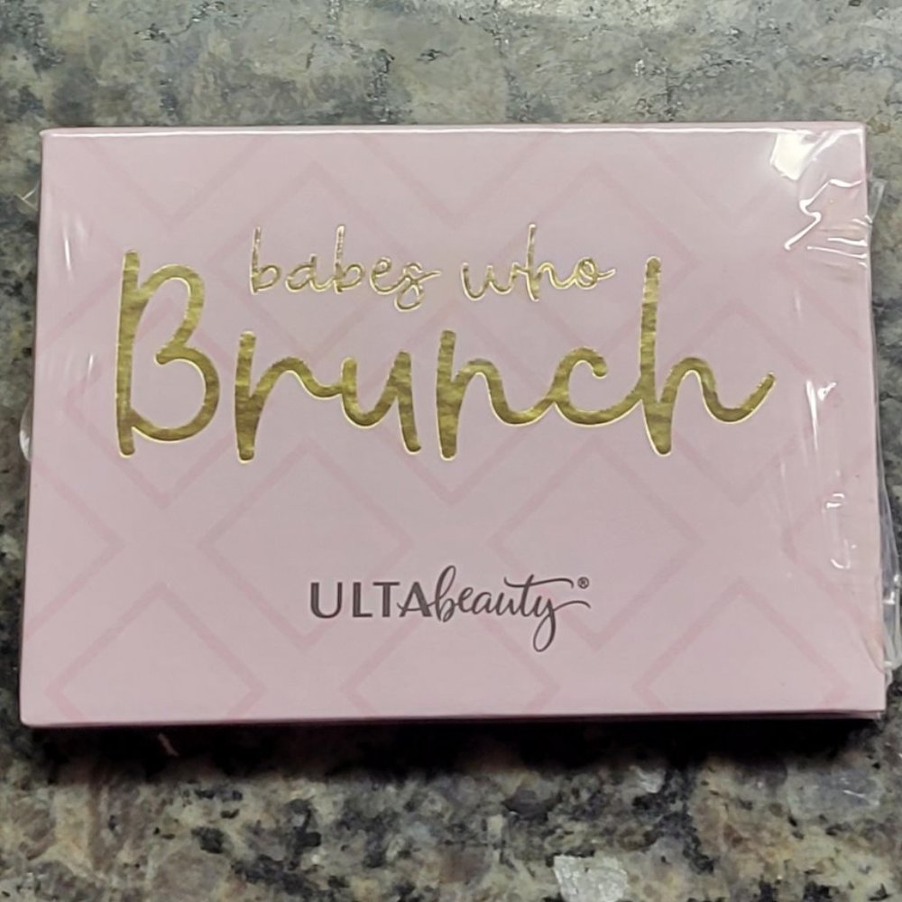Babes Who Brunch Ulta Beauty 6 piece Eye Shadow Palette Net Wt. 0.03 oz./1g each